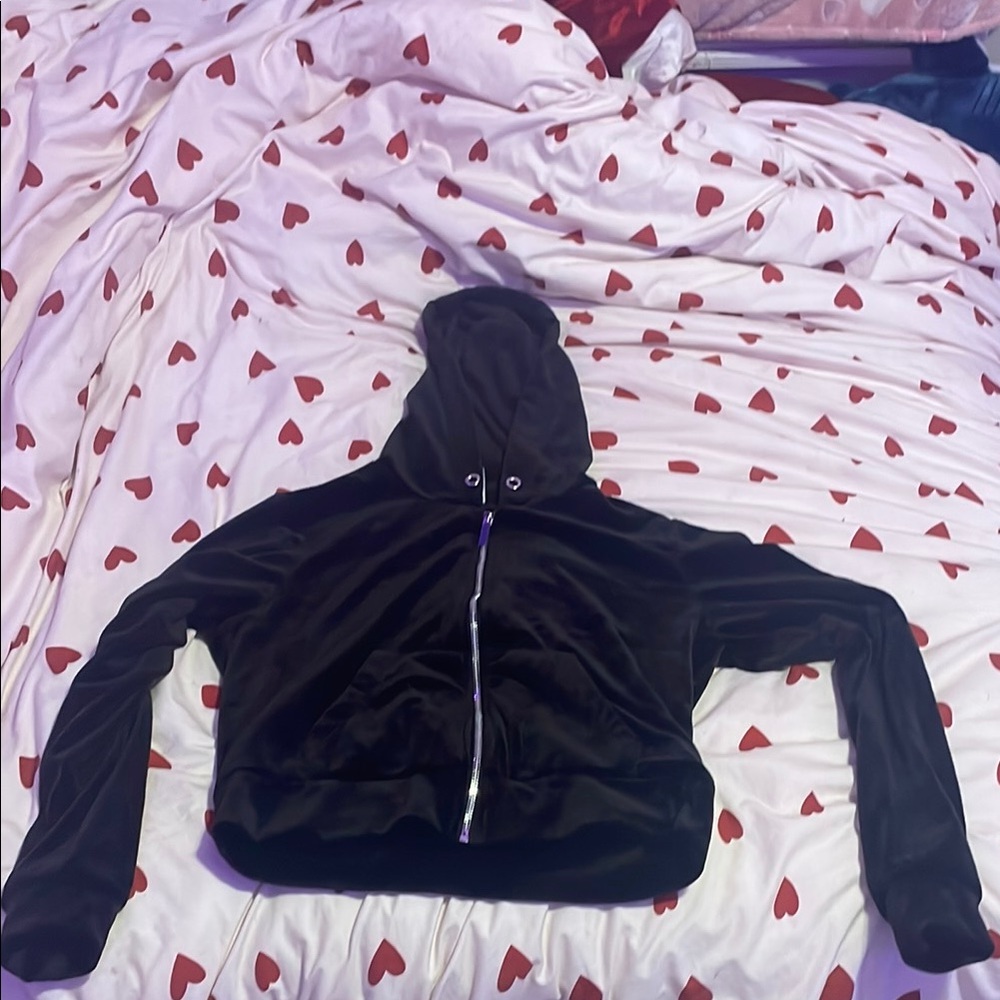 No Boundaries Black Fleece Jacket